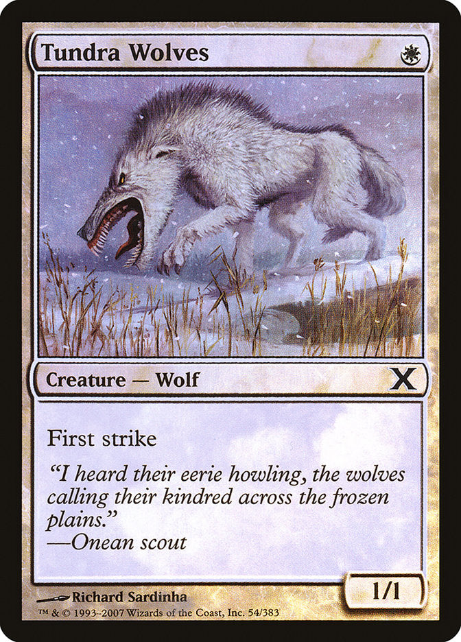 Tundra Wolves (Premium Foil) [Tenth Edition] | Red Riot Games CA