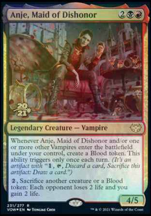 Anje, Maid of Dishonor [Innistrad: Crimson Vow Prerelease Promos] | Red Riot Games CA