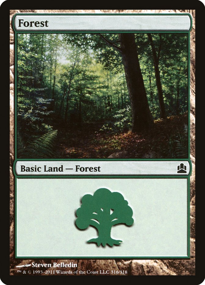 Forest (316) [Commander 2011] | Red Riot Games CA