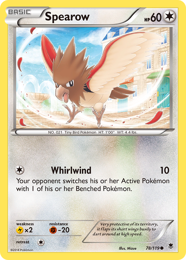 Spearow (78/119) [XY: Phantom Forces] | Red Riot Games CA
