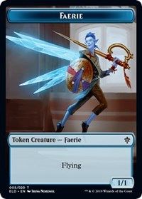 Faerie // Food (15) Double-Sided Token [Throne of Eldraine Tokens] | Red Riot Games CA