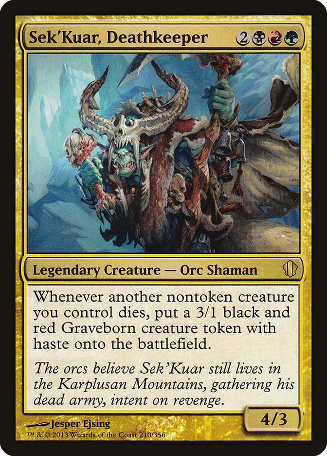 Sek'Kuar, Deathkeeper [Commander 2013] | Red Riot Games CA