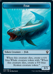 Beast (010) // Fish Double-Sided Token [Commander 2021 Tokens] | Red Riot Games CA