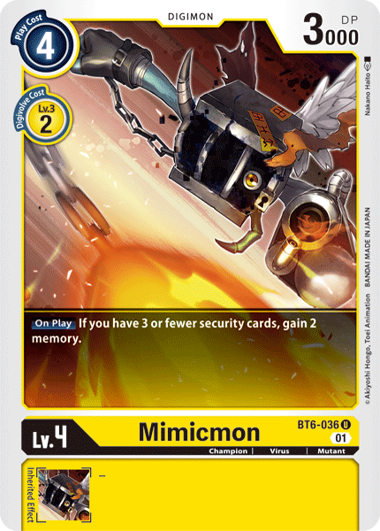 Mimicmon [BT6-036] [Double Diamond] | Red Riot Games CA