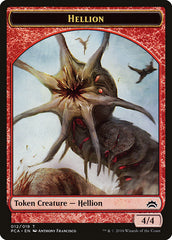 Zombie // Hellion Double-Sided Token [Planechase Anthology Tokens] | Red Riot Games CA