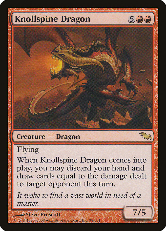 Knollspine Dragon [Shadowmoor] | Red Riot Games CA