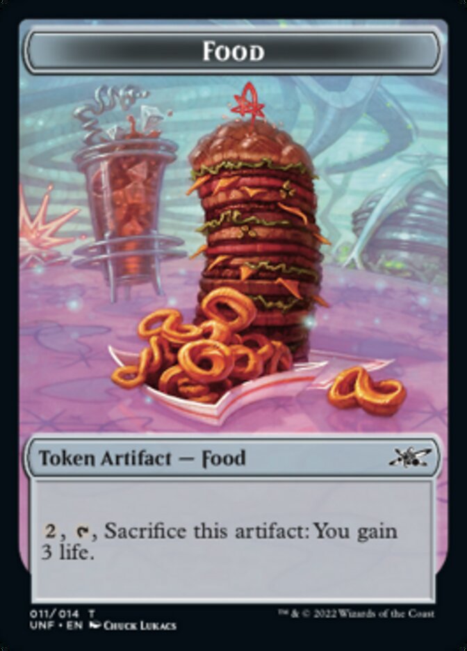 Food (011) Token [Unfinity Tokens] | Red Riot Games CA