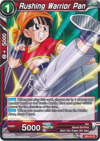 Rushing Warrior Pan (Starter Deck - The Extreme Evolution) (SD2-04) [Cross Worlds] | Red Riot Games CA