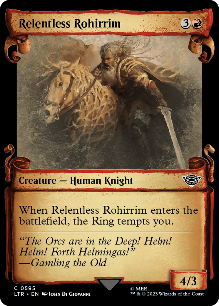 Relentless Rohirrim [The Lord of the Rings: Tales of Middle-Earth Showcase Scrolls] | Red Riot Games CA