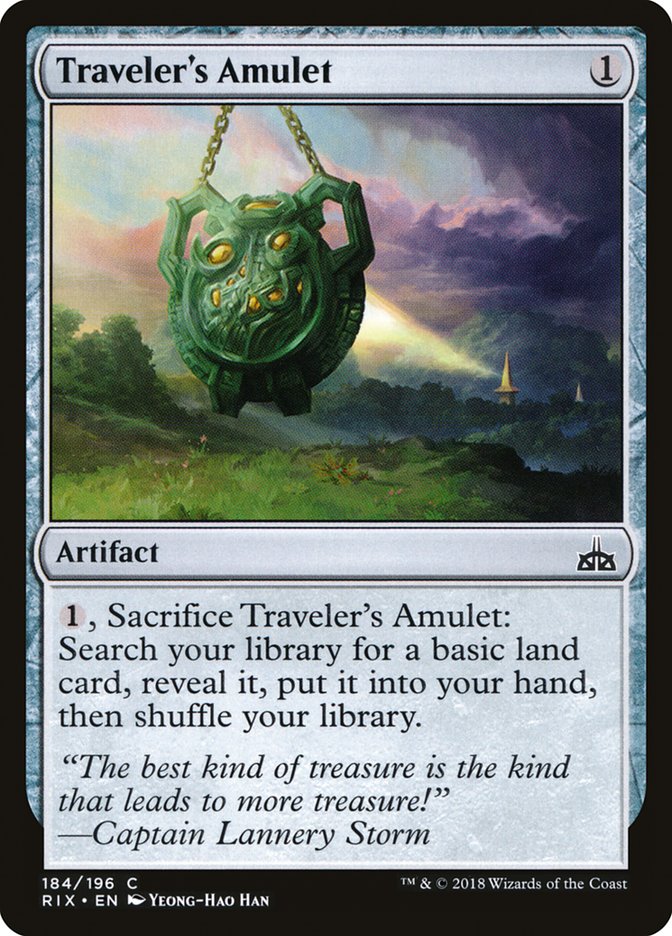 Traveler's Amulet [Rivals of Ixalan] | Red Riot Games CA