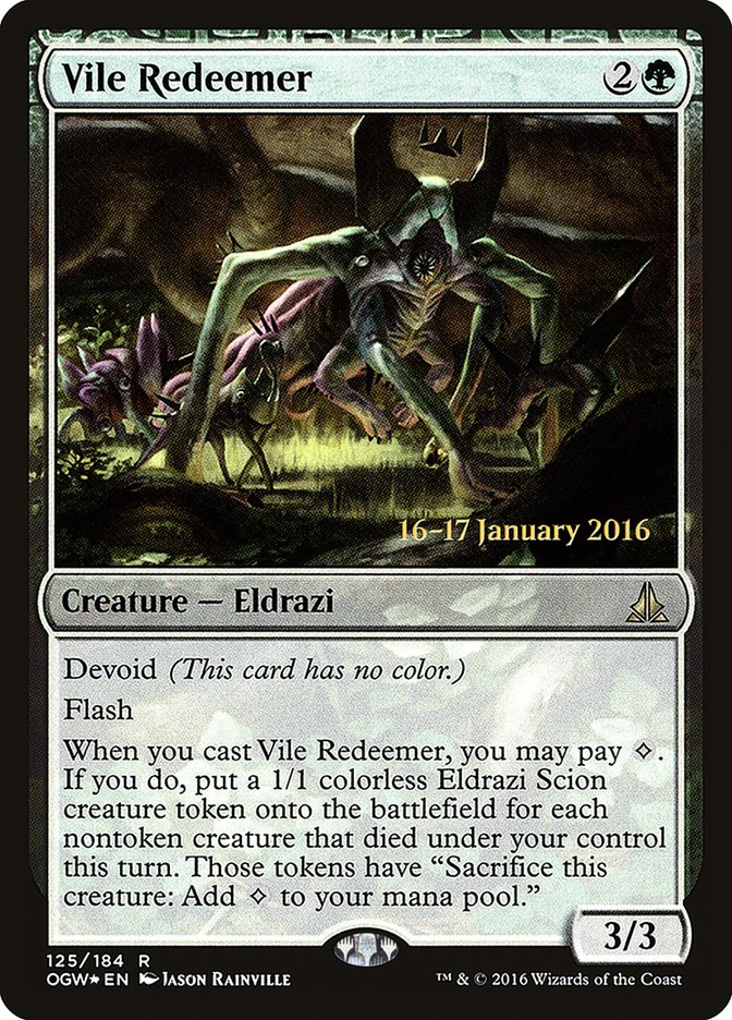 Vile Redeemer [Oath of the Gatewatch Prerelease Promos] | Red Riot Games CA