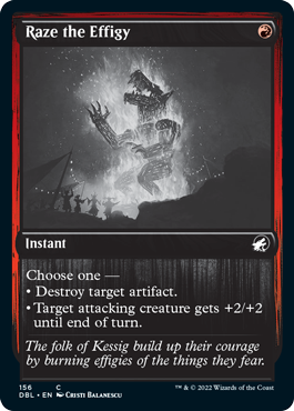 Raze the Effigy [Innistrad: Double Feature] | Red Riot Games CA