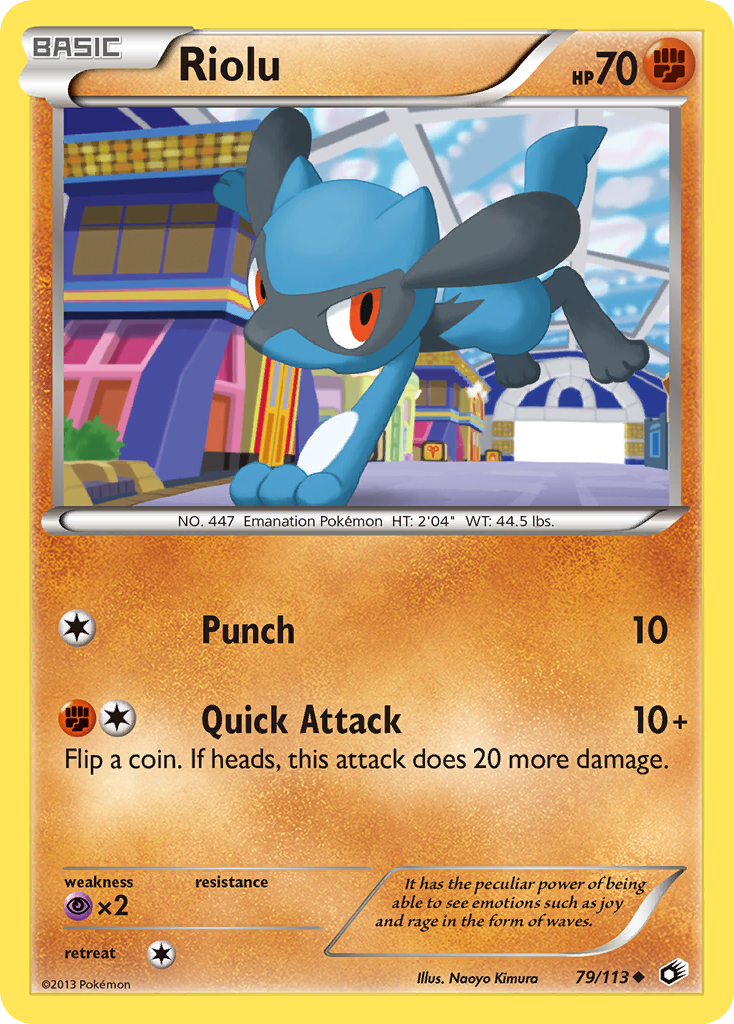 Riolu (79/113) [Black & White: Legendary Treasures] | Red Riot Games CA