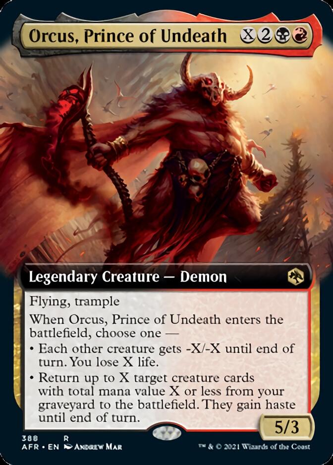 Orcus, Prince of Undeath (Extended Art) [Dungeons & Dragons: Adventures in the Forgotten Realms] | Red Riot Games CA