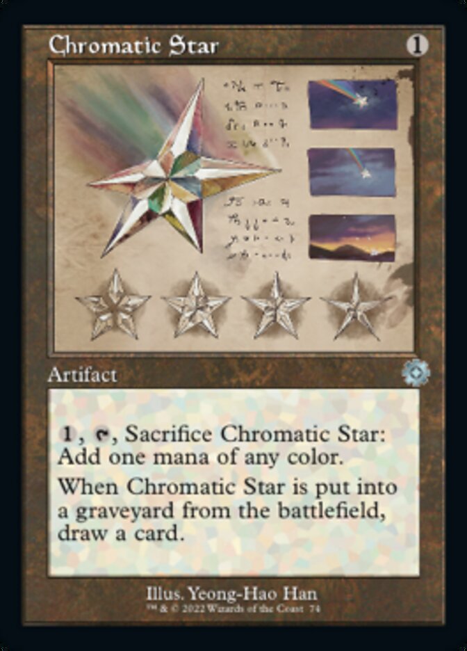 Chromatic Star (Retro Schematic) [The Brothers' War Retro Artifacts] | Red Riot Games CA