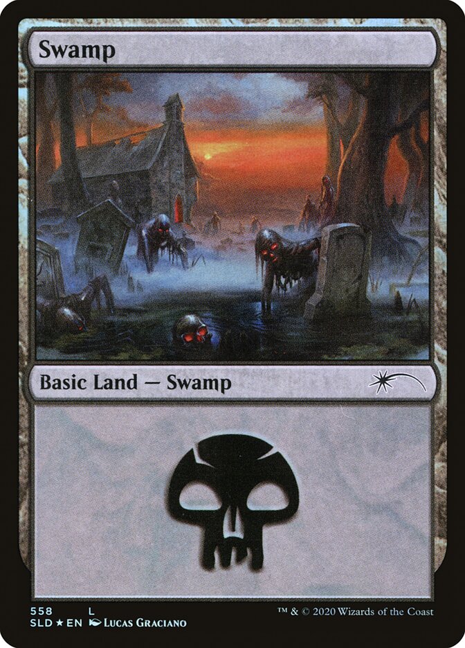 Swamp (Reanimated) (558) [Secret Lair Drop Promos] | Red Riot Games CA