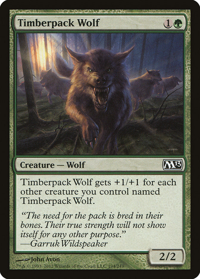 Timberpack Wolf [Magic 2013] | Red Riot Games CA