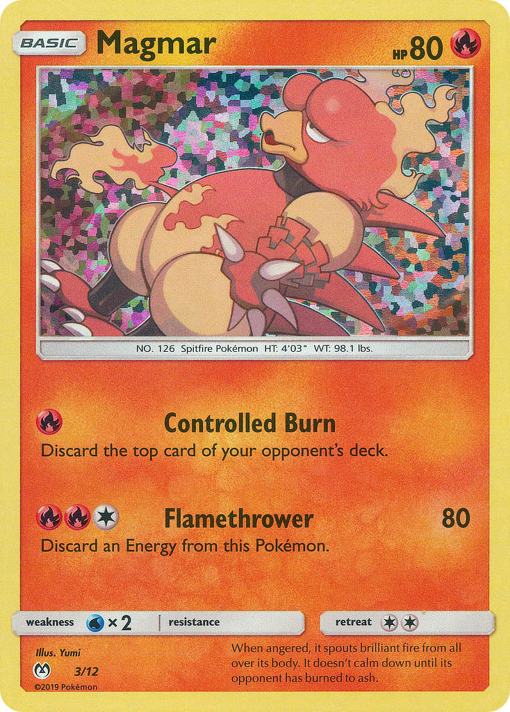 Magmar (3/12) [McDonald's Promos: 2019 Collection] | Red Riot Games CA