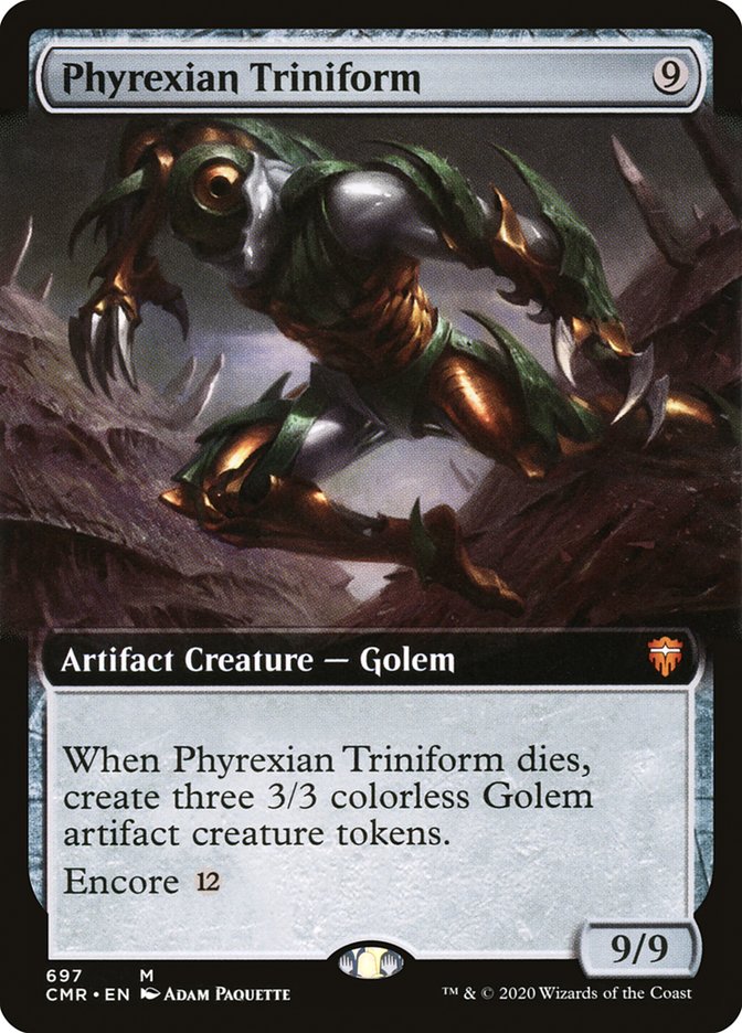 Phyrexian Triniform (Extended Art) [Commander Legends] | Red Riot Games CA