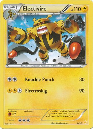 Electivire (4/30) [XY: Trainer Kit 3 - Pikachu Libre] | Red Riot Games CA