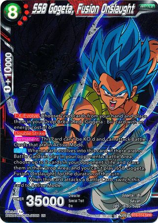 SSB Gogeta, Fusion Onslaught (SPR) (BT6-014) [Destroyer Kings] | Red Riot Games CA