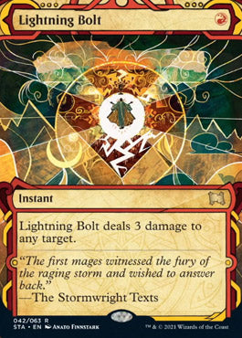 Lightning Bolt (Foil Etched) [Strixhaven: School of Mages Mystical Archive] | Red Riot Games CA