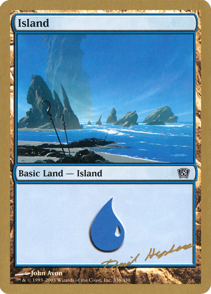 Island (dh336) (Dave Humpherys) [World Championship Decks 2003] | Red Riot Games CA
