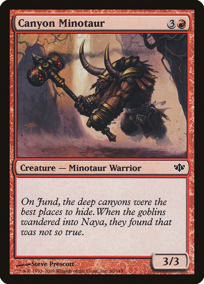 Canyon Minotaur [Conflux] | Red Riot Games CA