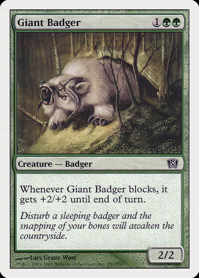 Giant Badger [Eighth Edition] | Red Riot Games CA