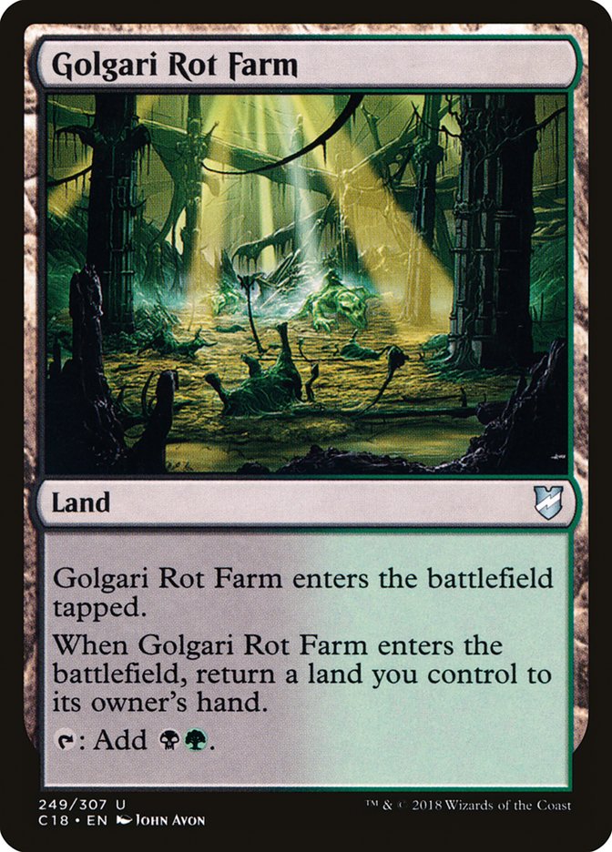 Golgari Rot Farm [Commander 2018] | Red Riot Games CA