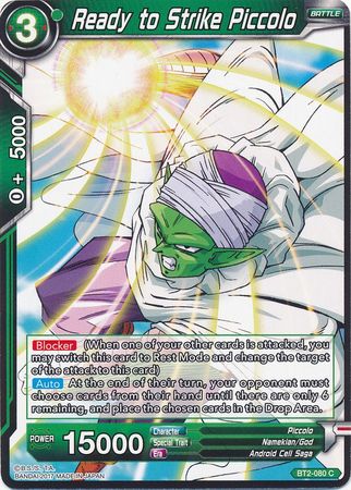 Ready to Strike Piccolo (BT2-080) [Union Force] | Red Riot Games CA