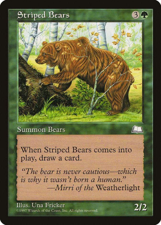 Striped Bears [Weatherlight] | Red Riot Games CA