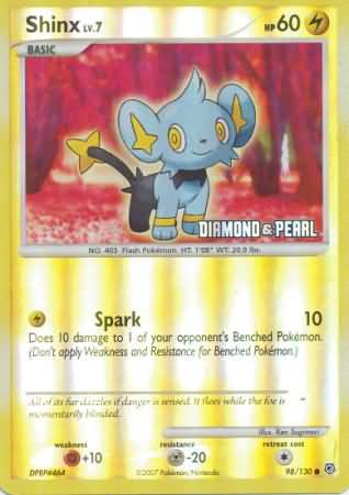 Shinx (98/130) [Burger King Promos: 2008 Collection] | Red Riot Games CA