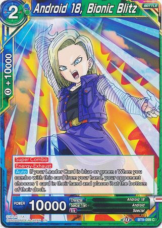 Android 18, Bionic Blitz (BT9-099) [Universal Onslaught] | Red Riot Games CA