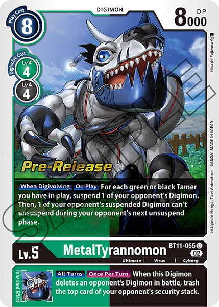 MetalTyrannomon [BT11-055] [Dimensional Phase Pre-Release Promos] | Red Riot Games CA