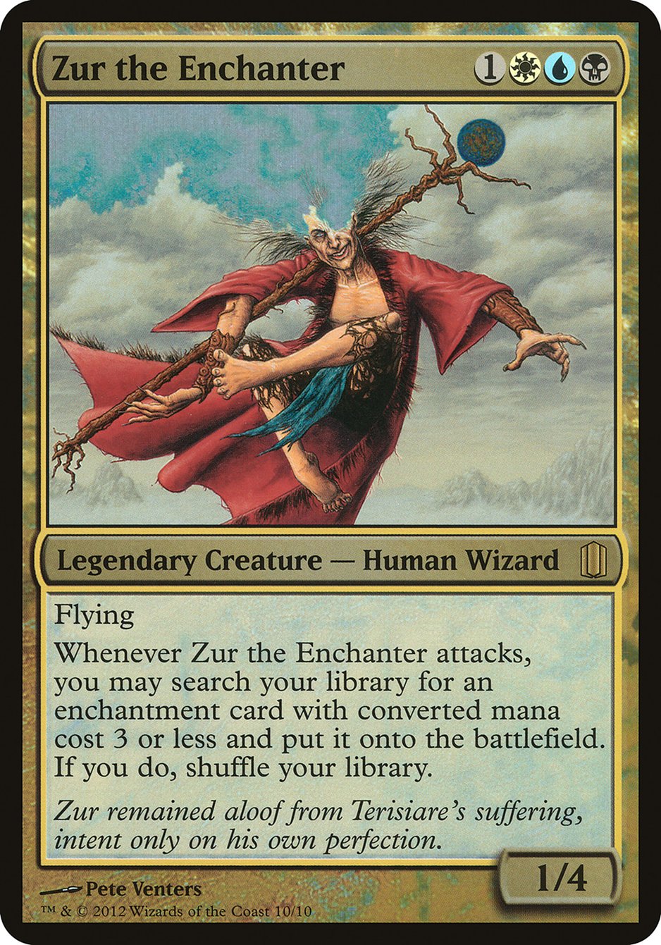 Zur the Enchanter (Oversized) [Commander's Arsenal Oversized] | Red Riot Games CA