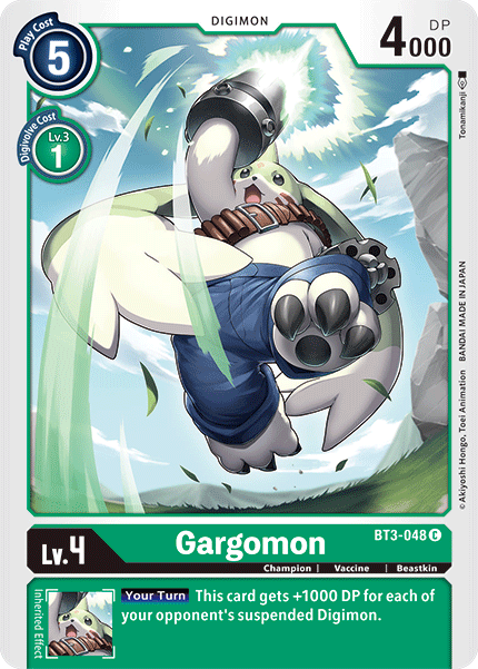 Gargomon [BT3-048] [Release Special Booster Ver.1.5] | Red Riot Games CA
