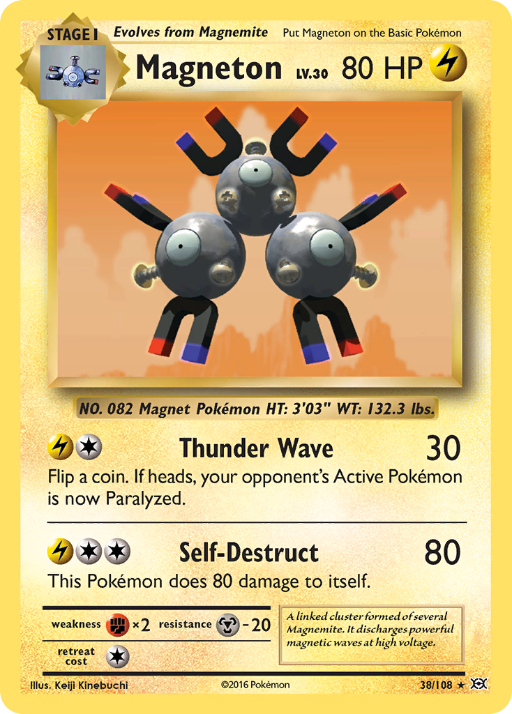 Magneton (38/108) [XY: Evolutions] | Red Riot Games CA