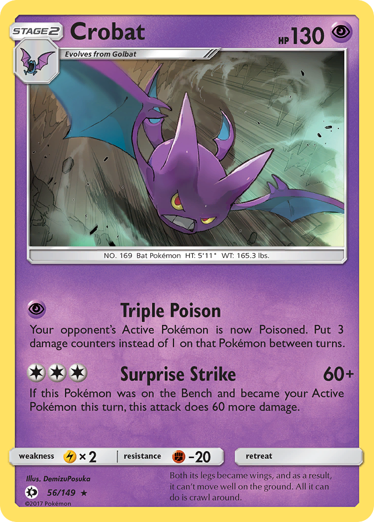 Crobat (56/149) [Sun & Moon: Base Set] | Red Riot Games CA