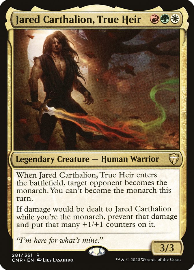 Jared Carthalion, True Heir [Commander Legends] | Red Riot Games CA