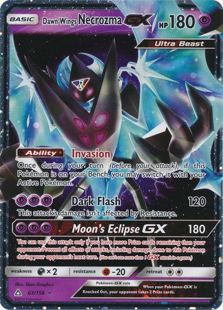 Dawn Wings Necrozma GX (63/156) (Jumbo Card) [Sun & Moon: Ultra Prism] | Red Riot Games CA