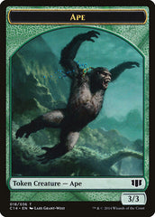 Ape // Zombie (011/036) Double-Sided Token [Commander 2014 Tokens] | Red Riot Games CA