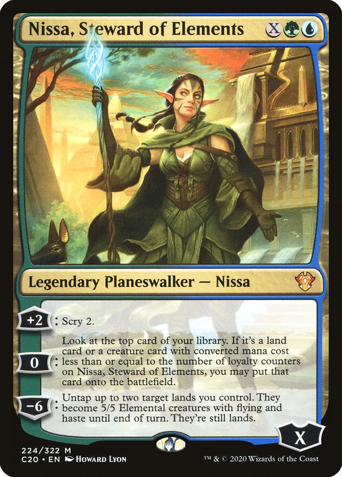 Nissa, Steward of Elements [Commander 2020] | Red Riot Games CA