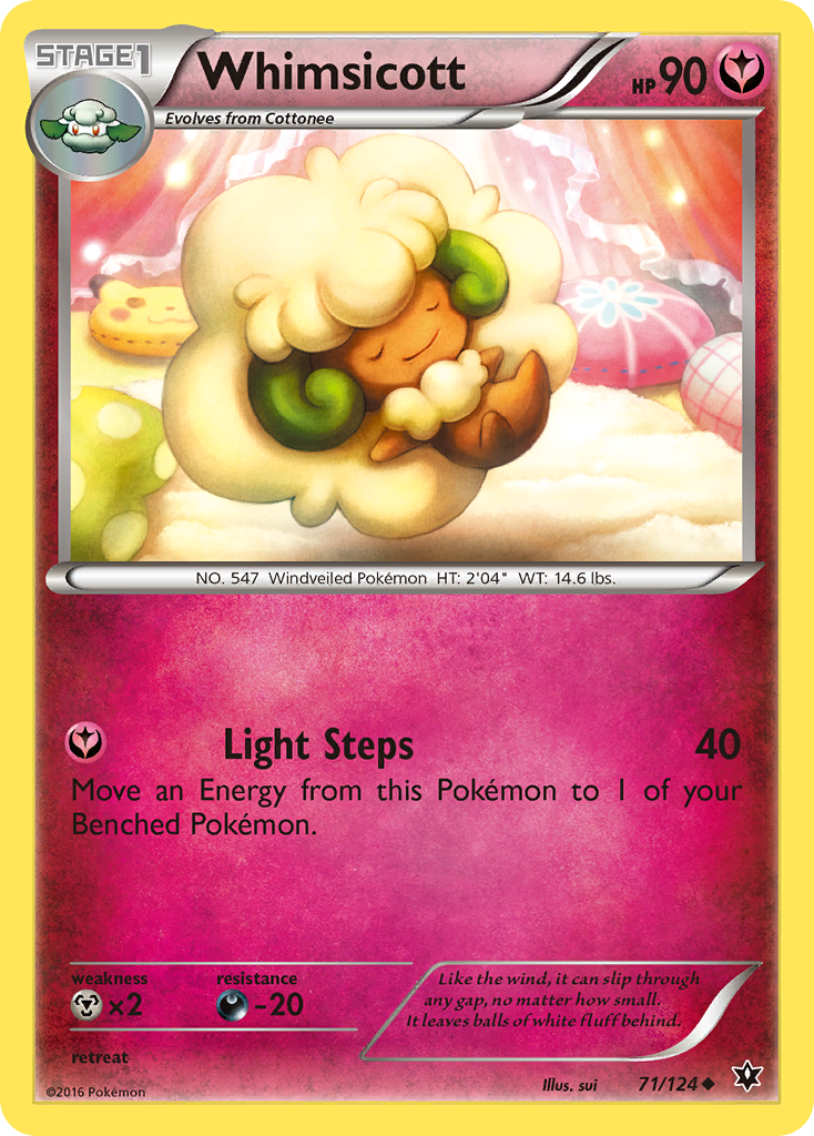 Whimsicott (71/124) [XY: Fates Collide] | Red Riot Games CA