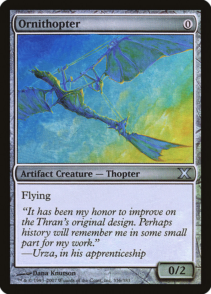 Ornithopter (Premium Foil) [Tenth Edition] | Red Riot Games CA