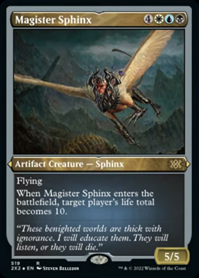Magister Sphinx (Foil Etched) [Double Masters 2022] | Red Riot Games CA