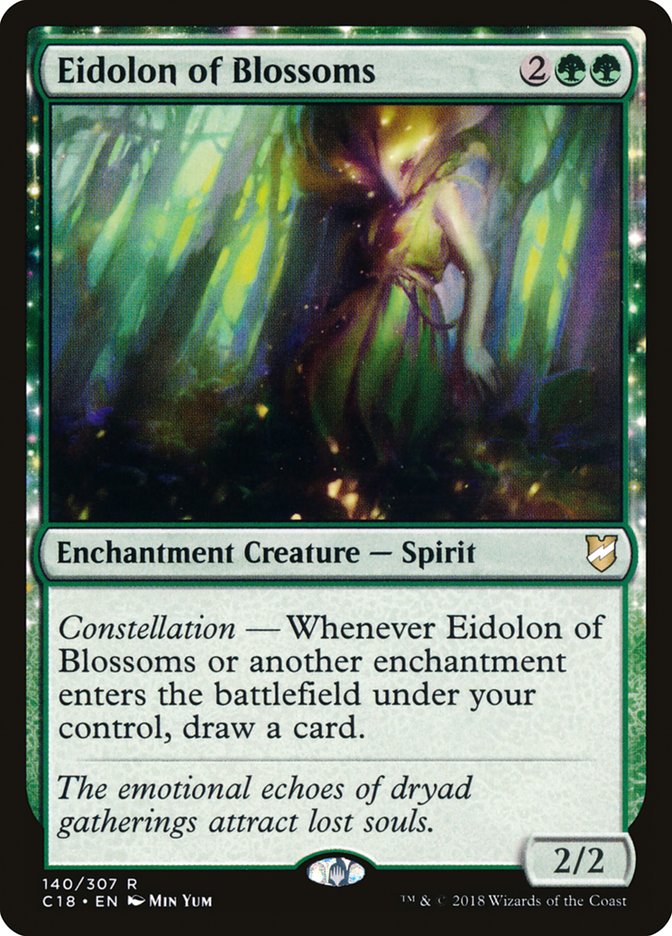 Eidolon of Blossoms [Commander 2018] | Red Riot Games CA