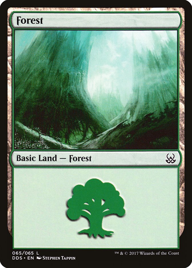 Forest (65) [Duel Decks: Mind vs. Might] | Red Riot Games CA