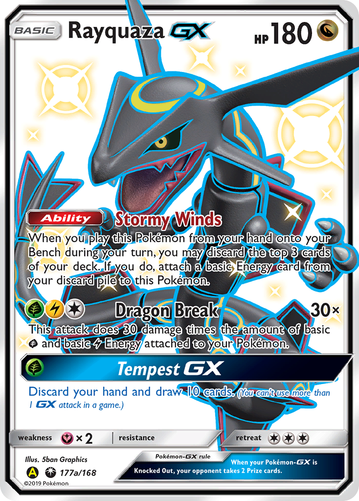 Rayquaza GX (177a/168) [Alternate Art Promos] | Red Riot Games CA