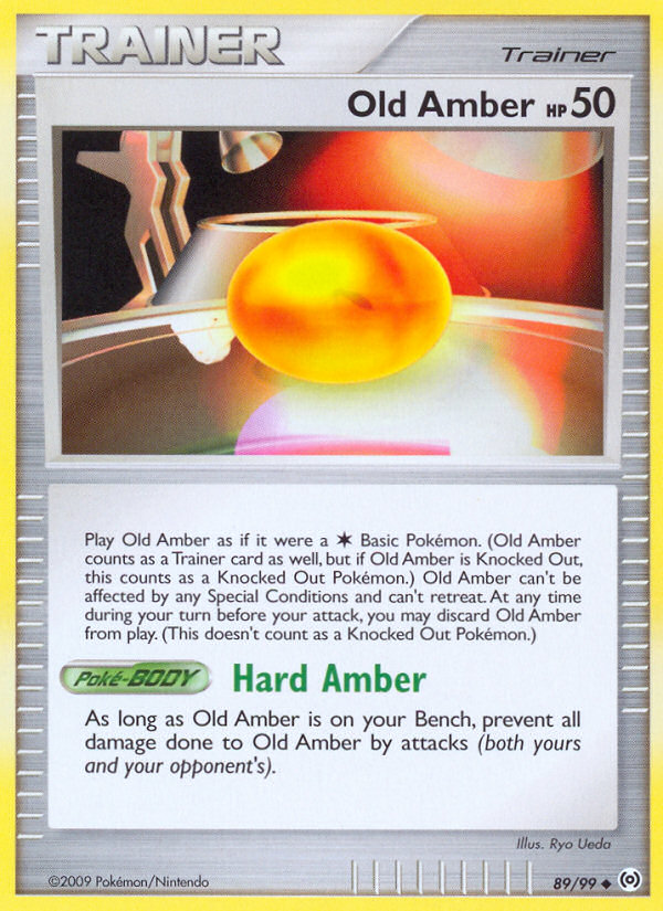 Old Amber (89/99) [Platinum: Arceus] | Red Riot Games CA